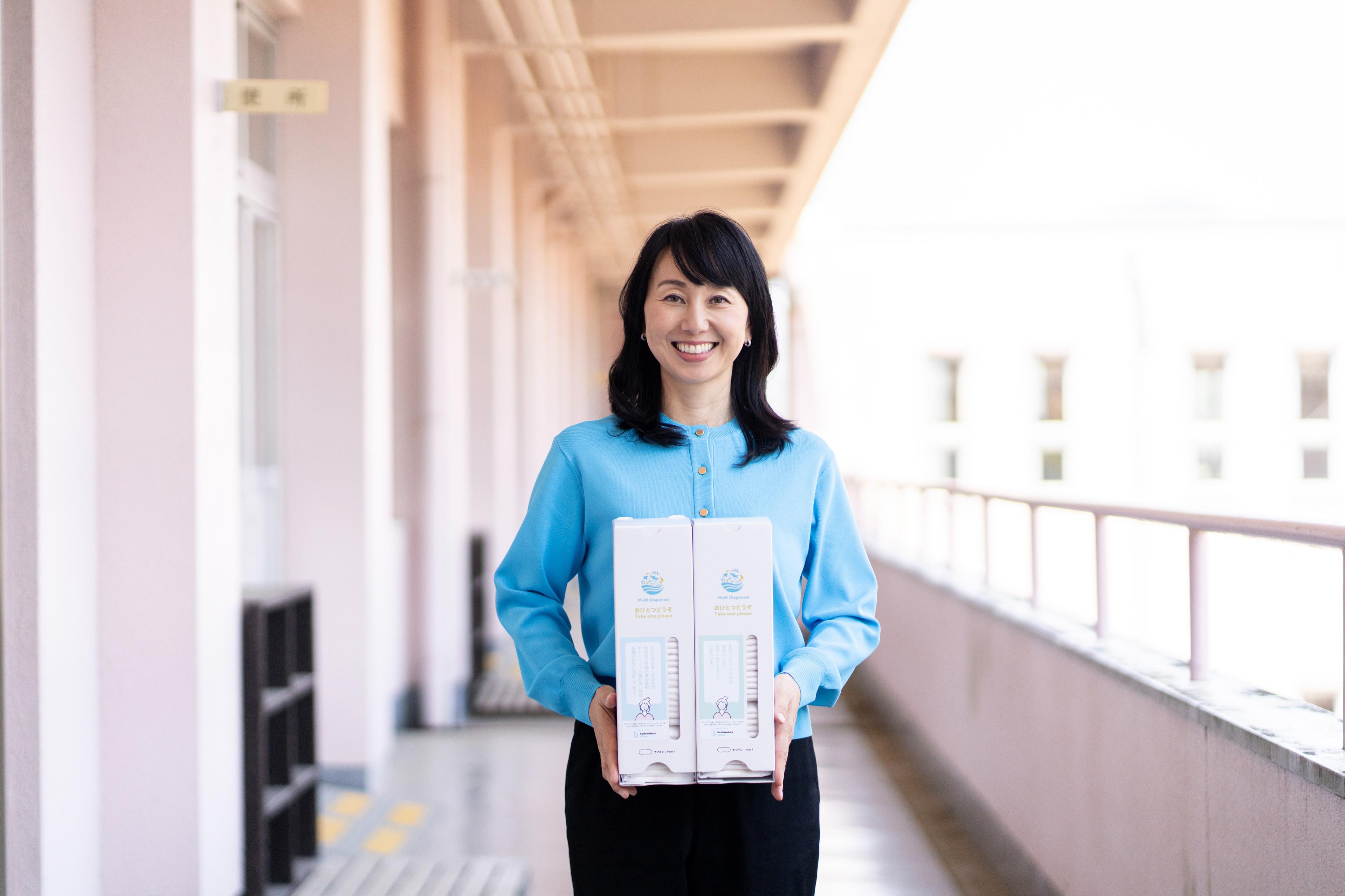 1名の学生の生理用ナプキン1年分の画像