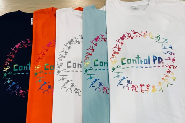 Tシャツで応援の画像