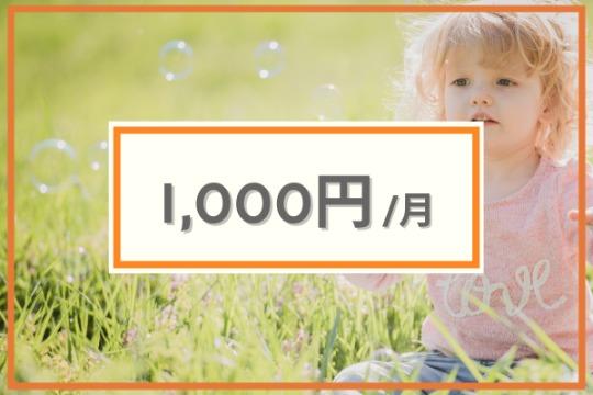 子ども1人の1日の学びを支援 1,000円/月の画像