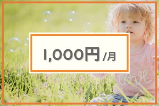 子ども1人の1日の学びを支援 1,000円/月の画像
