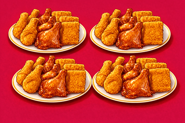 子どもが大好きなチキンのパーティーセット 4セットの画像