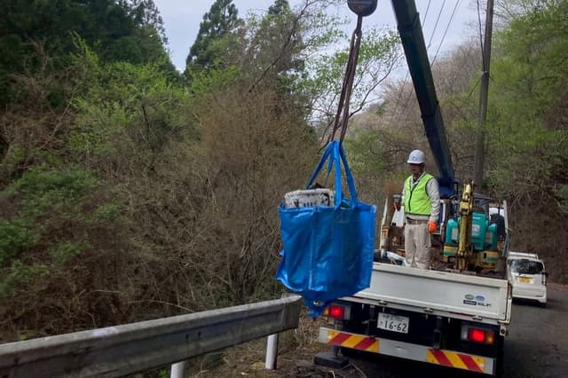 安全道具購入費(カラビナ、ロープ、大袋、長靴など)の画像
