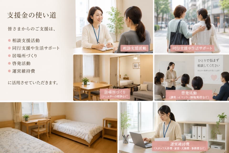 支援金の使い道の画像
