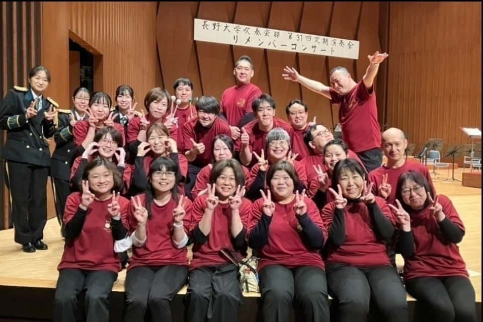 長野大学吹奏楽部OBOG会の画像