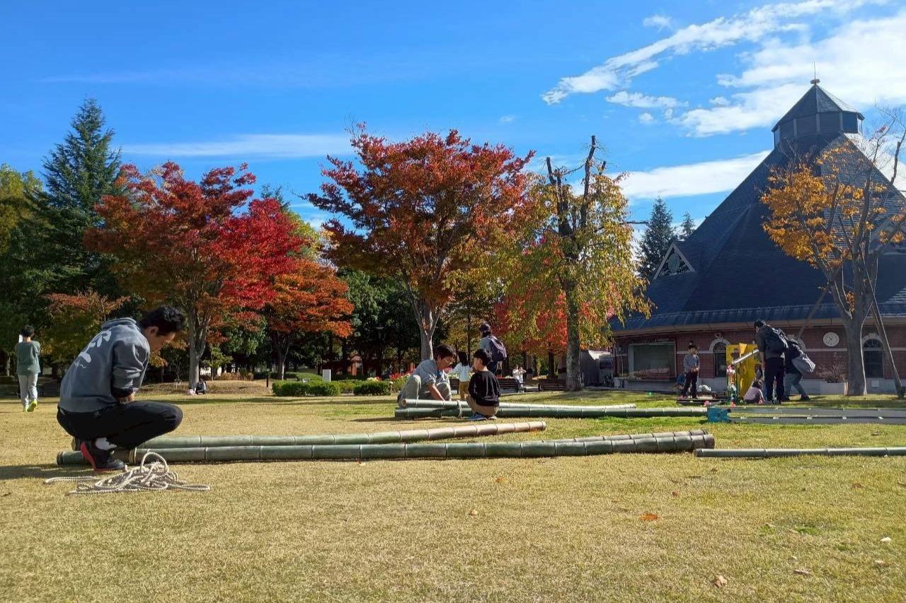 郡山市の「プレーカー」へご支援ありがとうございました!竹やぐらができるまで!!のメインビジュアル