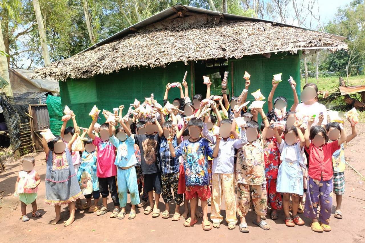 ミャンマー軍の空爆から逃げてきた避難民の子供たちに安全な学校に通ってほしい!の画像