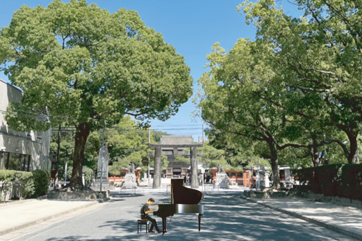 筥崎宮参道にて初のジャズ&ビールフェスを行います。運営資金のご協力をお願いいたします。の画像