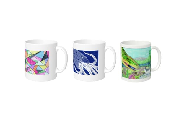刑務所アート展 オリジナルマグカップ1つの画像
